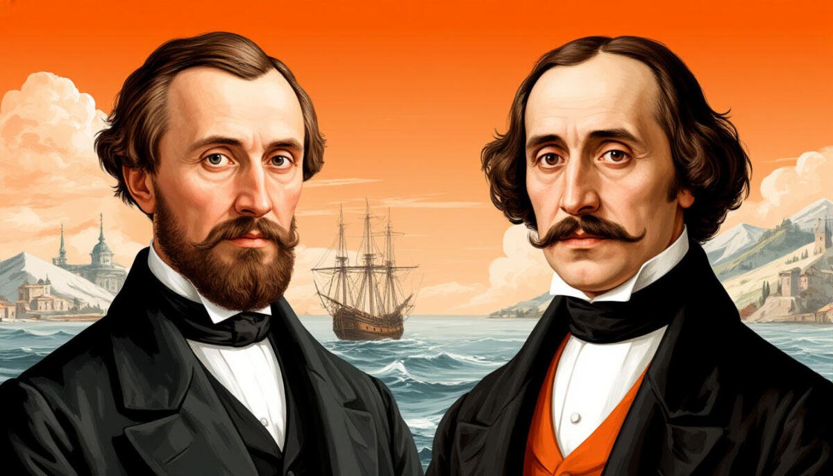 Иван Айвазовский и Николай Гоголь