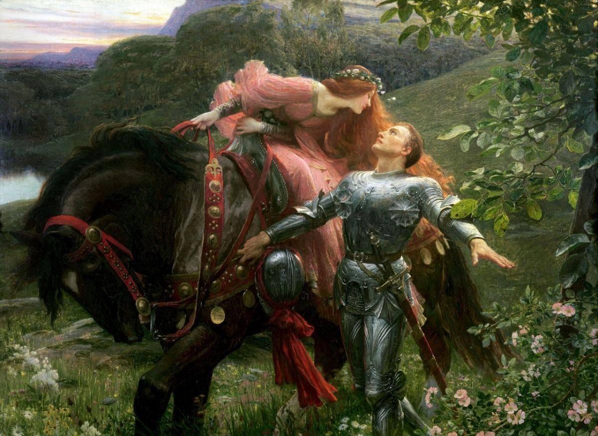 картина сэра Фрэнка Бернарда Дикси под названием «La Belle Dame sans Merci» («Безжалостная красавица»).