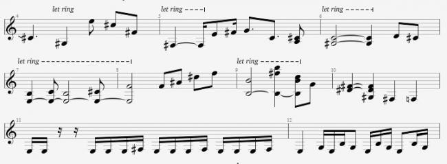 Современные ноты