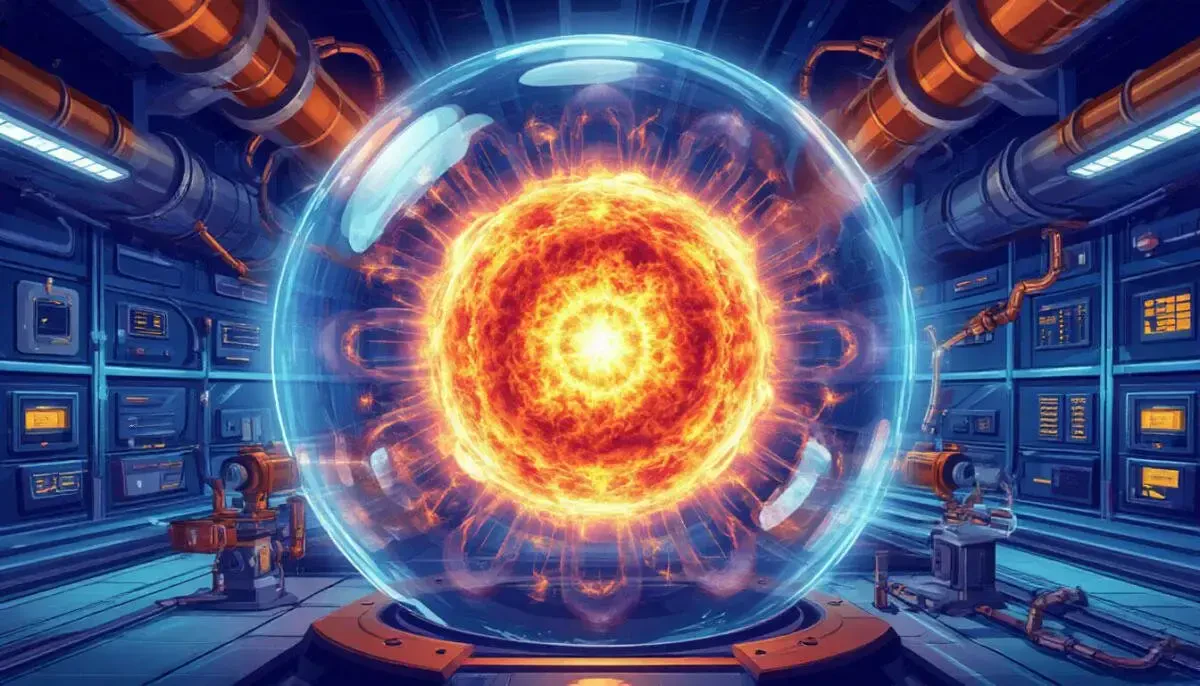 Термоядерный синтез (художественная иллюстрация)